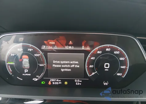 2021 Audi E-Tron Prestige Quattro из США, поврежденный, VIN 0WA1VABGE0MB02177